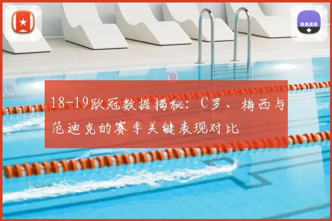 18-19欧冠数据揭秘：C罗、梅西与范迪克的赛季关键表现对比